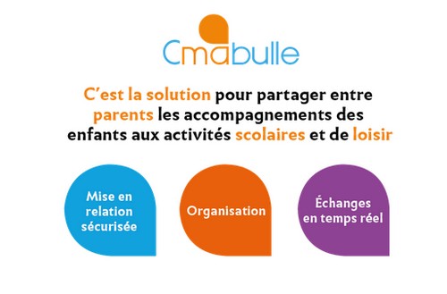 Cmabulle : La 1ère plateforme collaborative qui redonne du temps aux parents surbookés { Application }