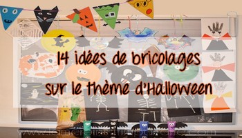 14 idées de bricolages sur le thème d’Halloween { Activité du mercredi }