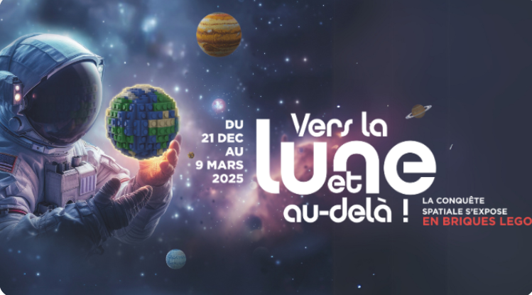 Vers la lune et au-delà – Expo Lego