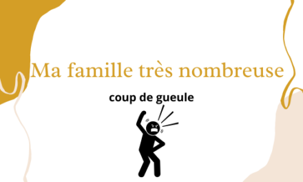 Ma famille très nombreuse {Coup de gueule}