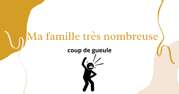 Ma famille très nombreuse {Coup de gueule}