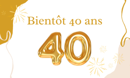 Bientôt 40 ans, un nouveau chapitre plein de sens.