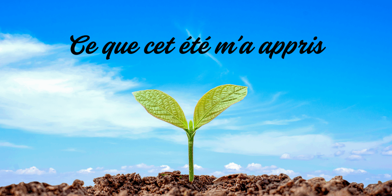 Ce que cet été m’a appris : sérénité, lâcher-prise et nouveaux défis