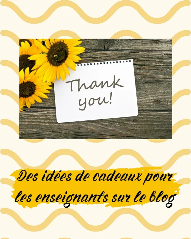 🎁 La fin d’année approche… et avec elle, l’envie de dire MERCI 

Au prof, à la puer, à la maîtresse, au maître, à l’ATSEM, à celles et ceux qui ont accompagné nos enfants avec patience, bienveillance et bonne humeur toute l’année. 

🟡 Tu cherches une idée simple, utile, faite maison ou collective ?
J’ai listé plein d’idées testées & approuvées pour gâter les enseignants sans te prendre la tête. 

👉 Cadeaux faits maison
👉 Objets personnalisés
👉 Petits plaisirs bien-être
👉 Cadeaux collectifs
👉 Et même… un simple mot de remerciement 💌

➡️ Tout est dans le nouvel article sur le blog 💛
🔗 Lien en Story et en bio ou www.numsfamily.com

#cadeauxfinannée #enseignants #merciMaîtresse #merciMaître #finanneescolaire #famillenombreuse #cadeaupersonnalisé #numsfamily